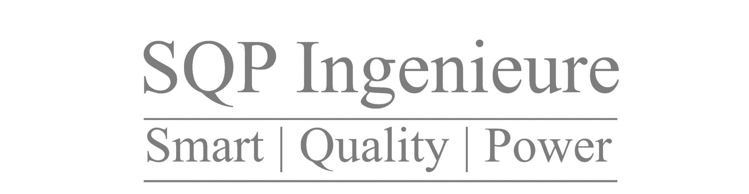 SQP Ingenieure Logo mit Claim Smart Quality Power