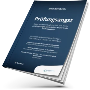 Workbook-Cover Prüfungsangst überwinden von ausbilderschein24