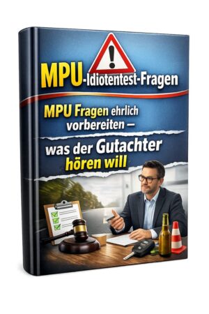 Cover – MPU-Idiotentest-Fragen: PDF-Ratgeber von RatgeberPlatz.de
