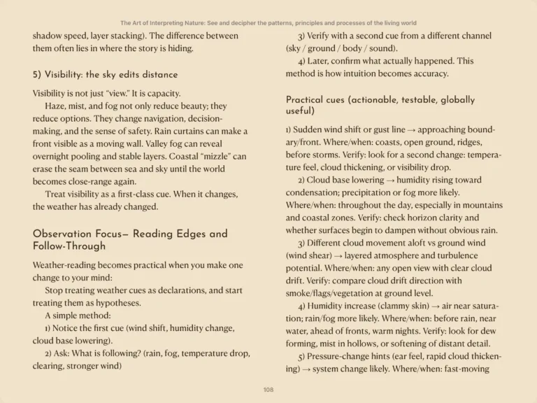 Kursinhalt Reading and Interpreting Nature Complete Digital Bundle