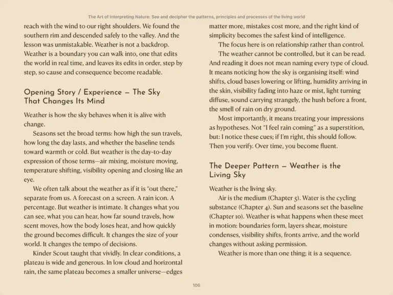 Kursinhalt Reading and Interpreting Nature Complete Digital Bundle