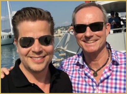 Alex Fischer mit Bodo Schäfer