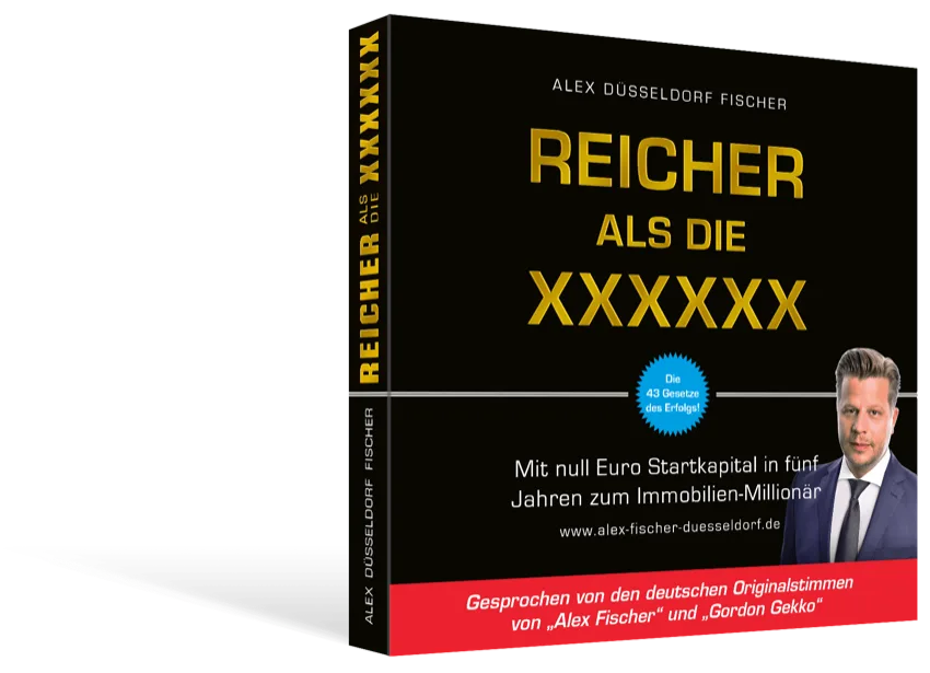 Hörbuch-Cover Reicher als die Geissens mit Alex Düsseldorf Fischer