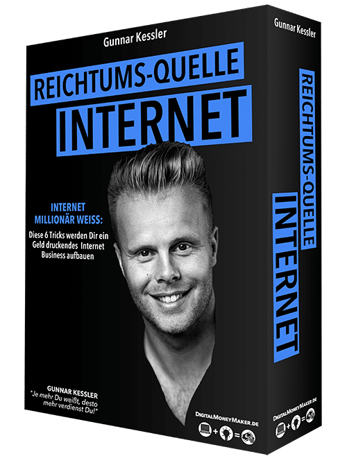 E-Book-Cover Reichtums-Quelle Internet von Gunnar Kessler, rechte Seite