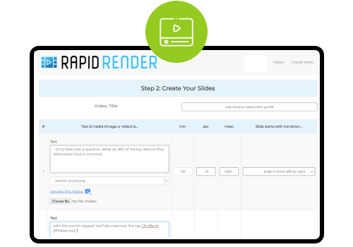 Remixable Founder Edition Rapid Render Funktion