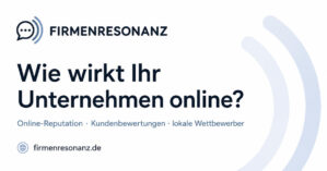 RESONANZ Praxisguide Online-Reputation E-Book Cover mit firmenresonanz Logo
