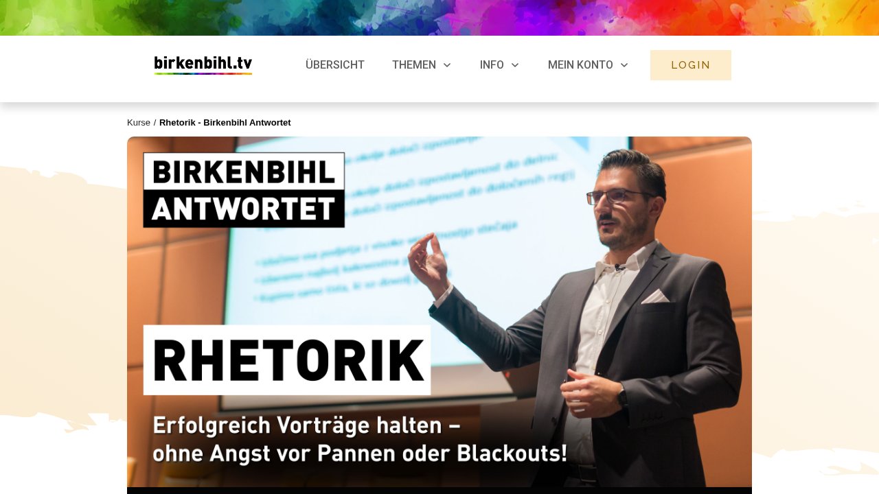 Rhetorik – Birkenbihl antwortet – Ansicht der Verkaufsseite
