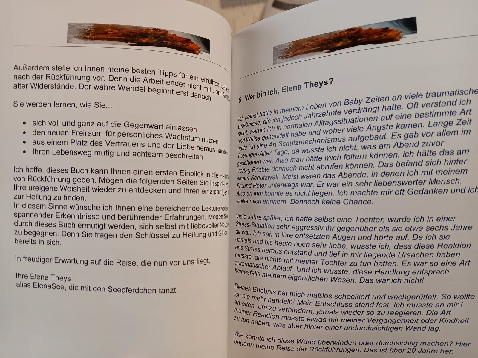 Aufgeschlagene Buchseiten Rückführung - Der Weg zur Selbstheilung Kursinhalt