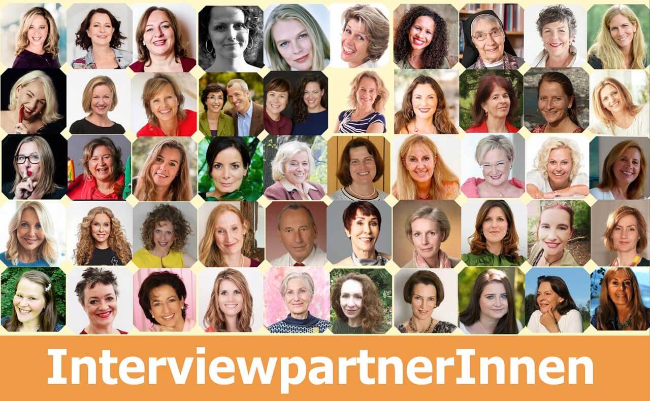 Porträtgalerie mit über 50 Interviewpartnerinnen verschiedenen Alters und Hintergründe