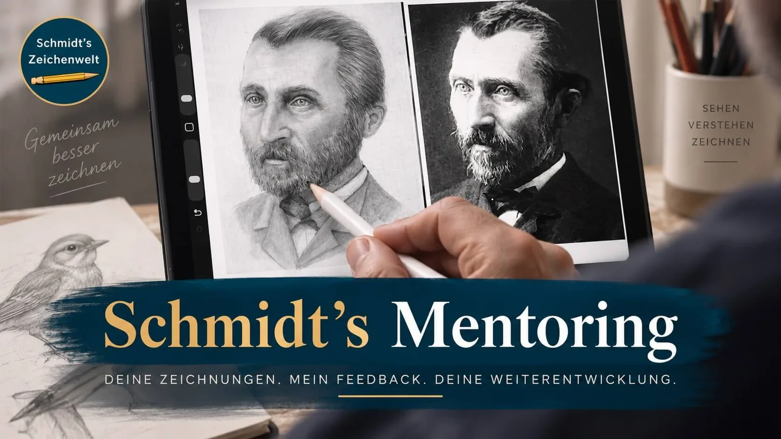 Schmidt's Zeichenwelt – Zeichenkurs-Abo von Ralf Wilhelm Schmidt 19 Schmidts Mentoring