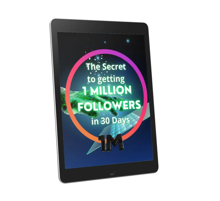 Secret to getting 1 Million Followers – E-Book zum Follower-Aufbau