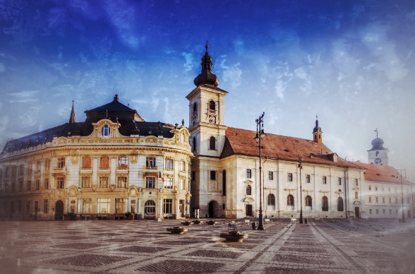 Stadtrallye Sibiu Hermannstadt Innenstadt