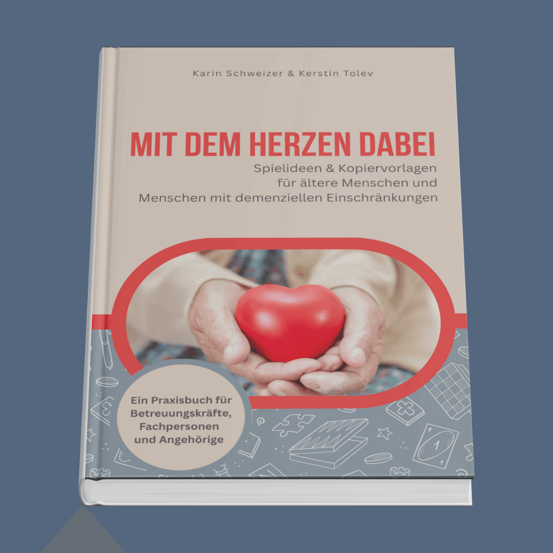 Silberne Zukunft Aktivierungsbibliothek – Seniorenbetreuung-Paket 1 Buch Mit dem Herzen dabei - Spielideen und Kopiervorlagen für Senioren und Demenz