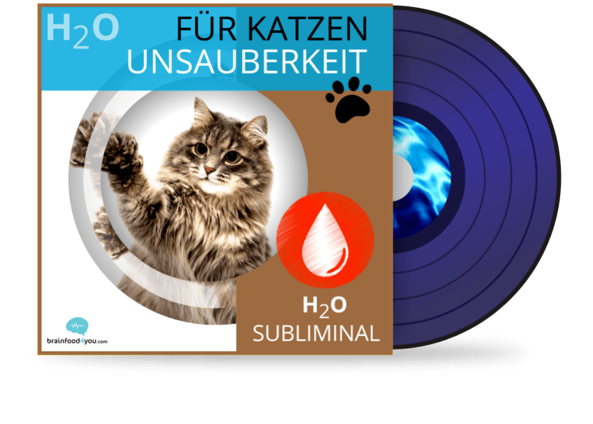 Produktmockup Premium Silent Subliminals H2O Katzen Unsauberkeit