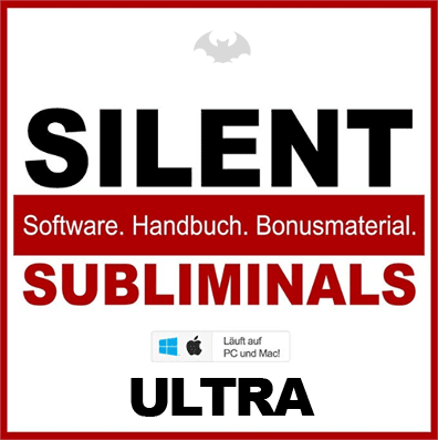 Silent Subliminals ULTRA Paket – Software für Affirmationen 2 Silent Subliminals ULTRA Software und Anleitung – Produktpaket mit Handbuch und Bonusmaterial für PC und Mac