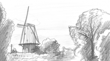Zeichnen Idee Landschaft