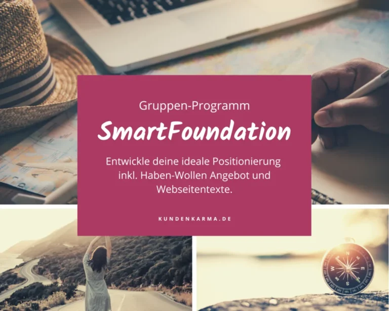 SmartFoundation – Videokurs zur Positionierung von Jasmin Grigutsch