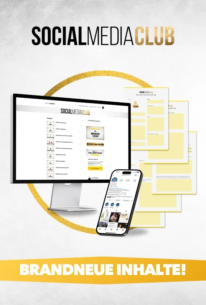 Social Media Club Mitgliedschaft Bundle mit Damian Richter