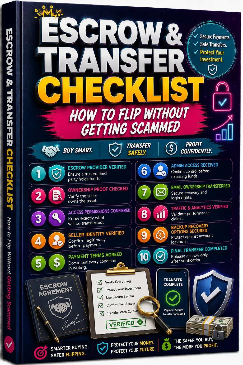 Social Media Flipping – E-Book zu Instagram-Seitenhandel 7 Bonus 5 Cover