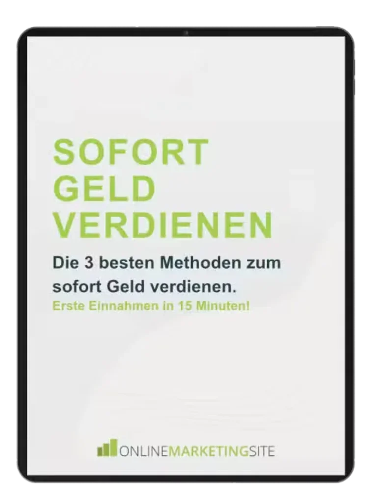 Sofort Geld verdienen – Videokurs zum Online-Nebeneinkommen