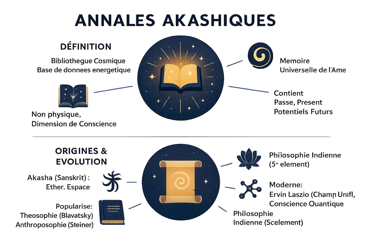 Infografik Akashische Annalen Definition Ursprünge Philosophie Sanskrit Theosophie