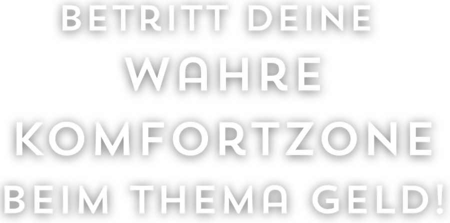 Weißer Text auf grauem Hintergrund mit Kurs-Tagline