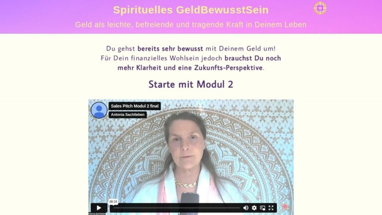 Spirituelles GeldBewusstSein – Videokurs zum Geld-Mindset