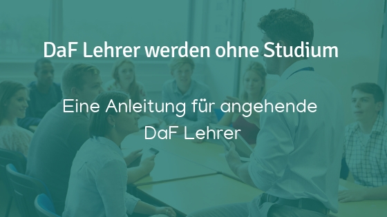 DaF Lehrer werden – Klassenzimmer-Szenario, Text-Overlay