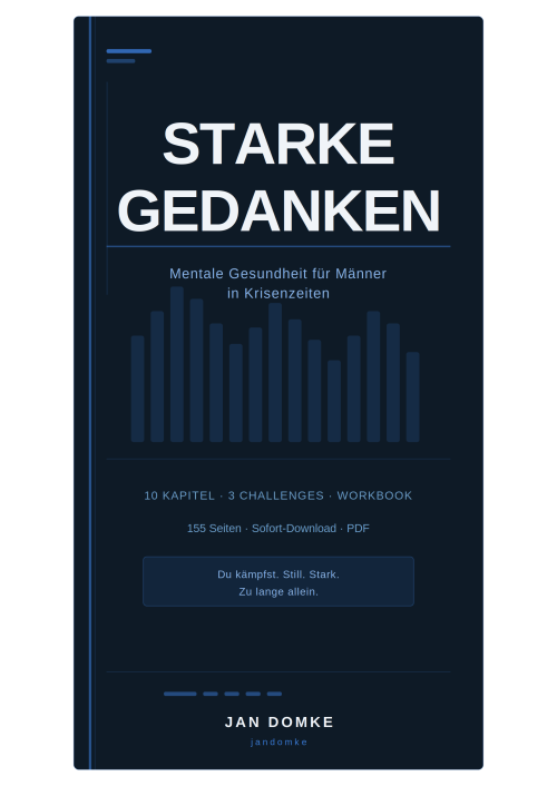 E-Book Cover Starke Gedanken: Mentale Gesundheit für Männer in Krisenzeiten