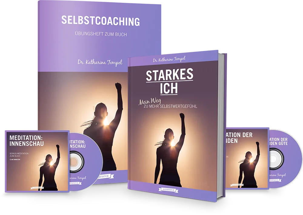 Komplettset Starkes ICH mit Buch, Übungsheft und zwei Meditationshörbücher