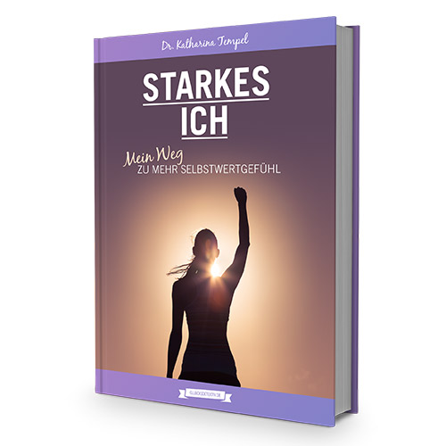 Buch-Cover Starkes ICH – Komplettset von Dr. Katharina Tempel, Frau mit erhobener Faust vor Licht