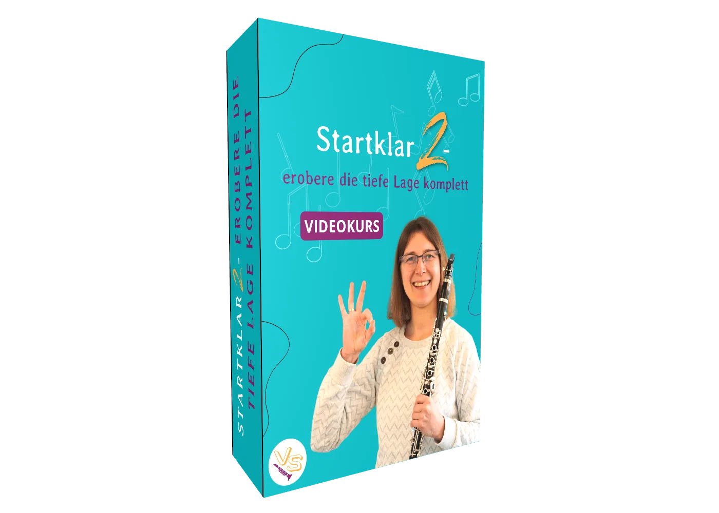 Startklar? – Klarinetten-Videokurs von Verena Schoknecht 1 Produktbox Startklar 2 Videokurs mit Klarinettenlehrerin und Lernmaterial