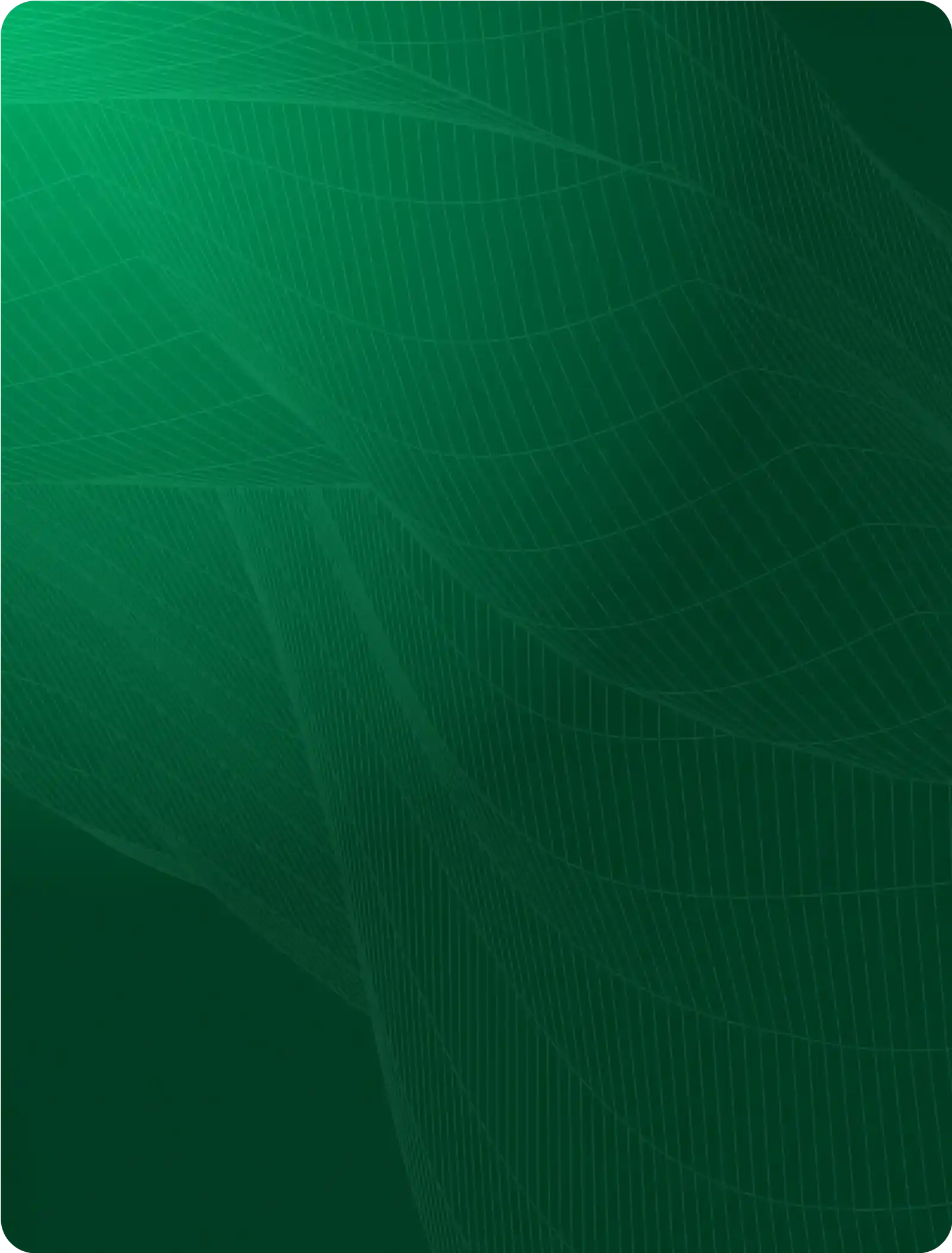 Grüner Farbverlauf mit minimalistischem Linienmuster, Hintergrunddesign in Grüntönen