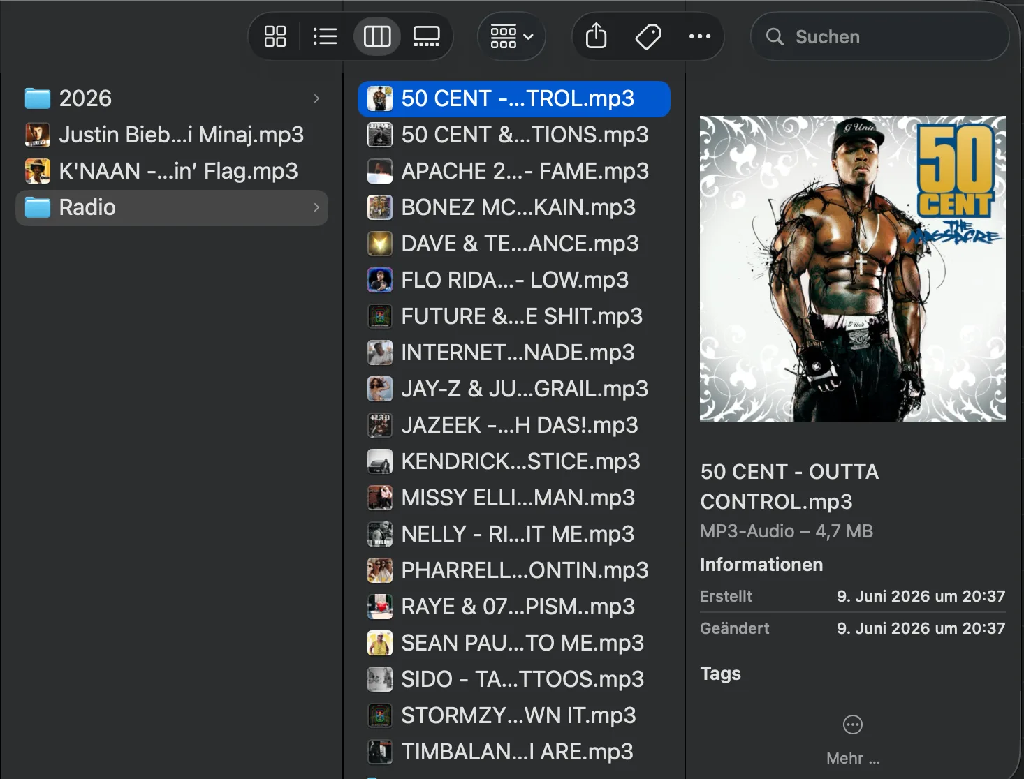 StreamWriter Studio – MP3s mit echtem Album-Cover im Finder