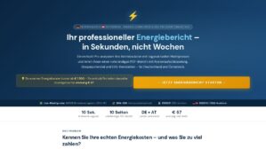 StromAudit Pro – Energiebericht für deutsche Unternehmen – Ansicht der Verkaufsseite