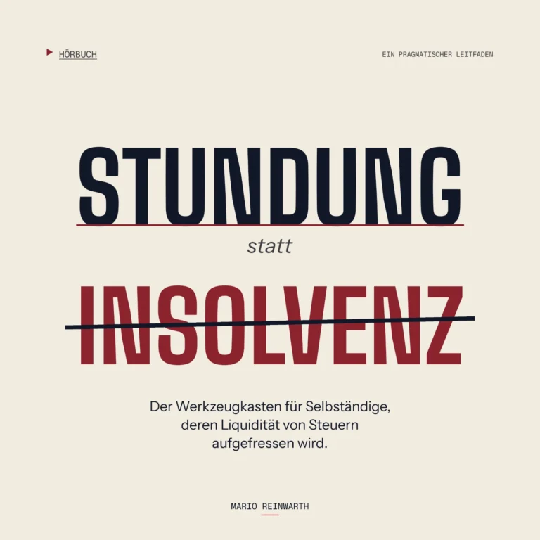 Stundung statt Insolvenz – Hörbuch zu Steuerschulden