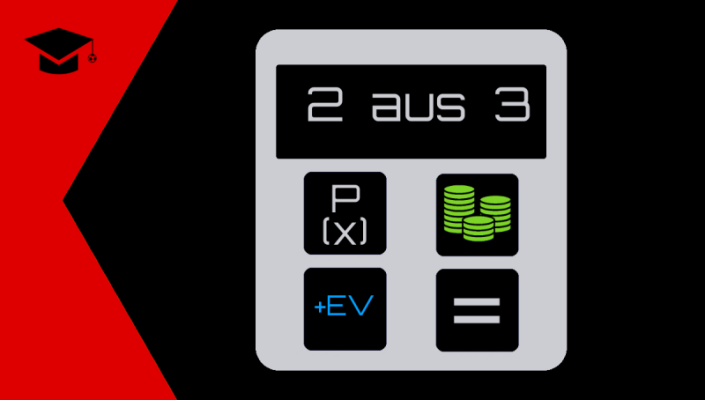 System Calculator 2 aus 3 Kalkulator für Wett Kombinationen