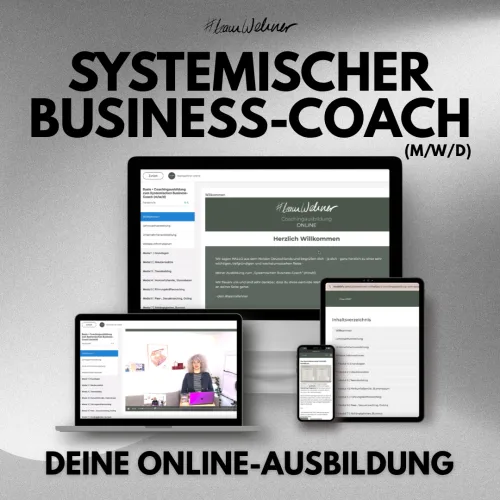 Systemischer Business-Coach Kurs auf verschiedenen Geräten dargestellt
