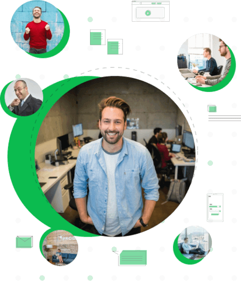 Talent – Mitgliedschaft für Remote-Recruiting von Benjamin Schneider 5 Talent VIP Monthly Bundle Produktmockup mit Kursinhalten und Features
