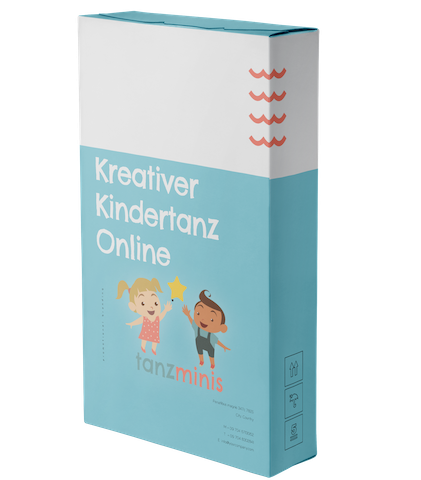 Produktbox für Kreativer Kindertanz Online Kurs mit Logo tanzminis