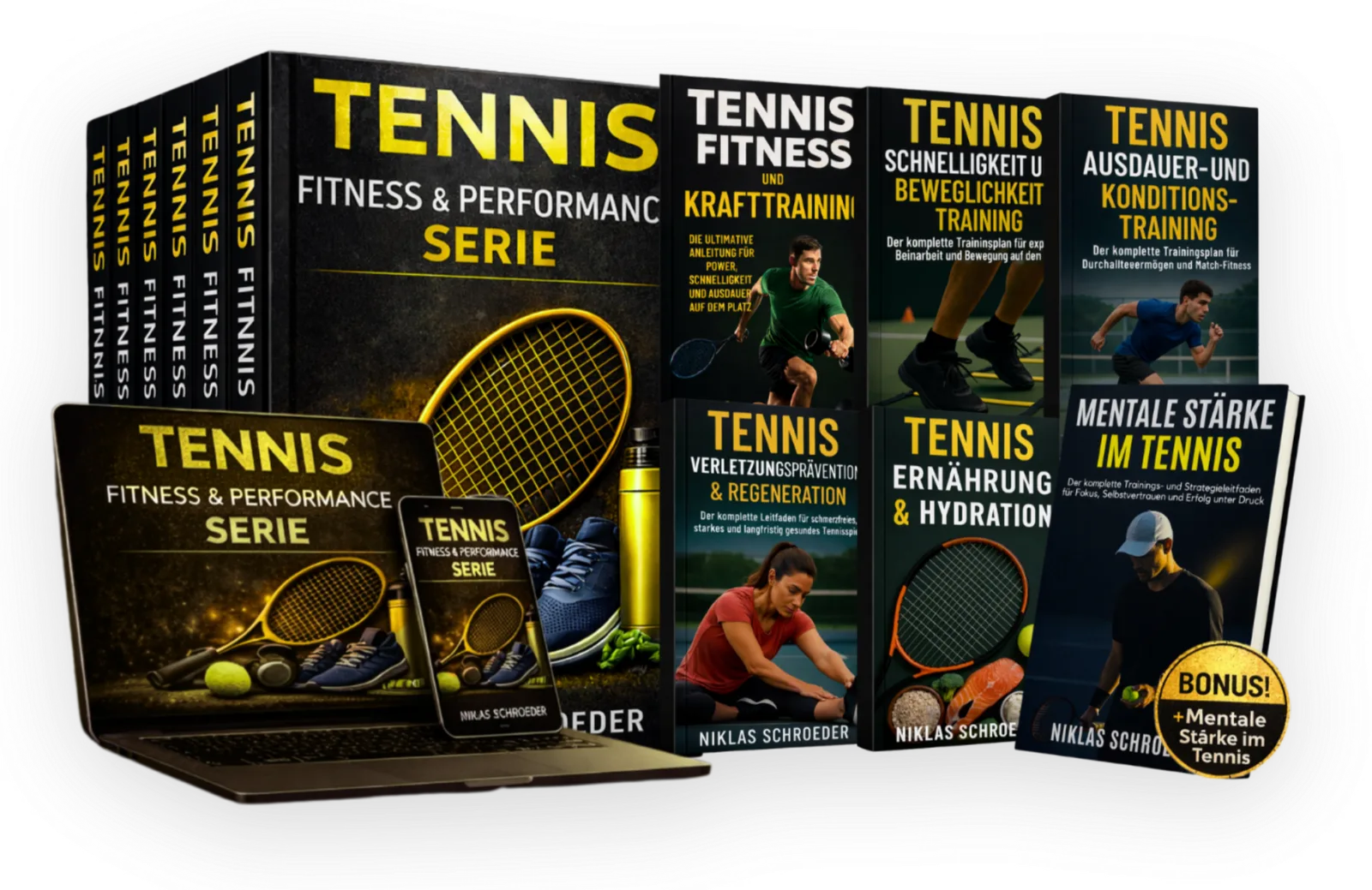 Tennis Fitness & Performance Serie – E-Books zum Athletiktraining 13 Trainingsmethoden und Fitnesskonzepte für Tennisleistung