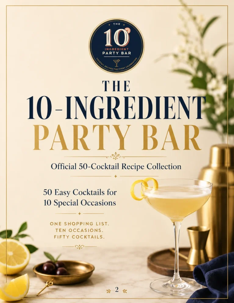 The 10-Ingredient Party Bar – Cocktail-E-Book für Gastgeber
