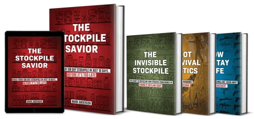 The Stockpile Savior E-Book und Buchserie mit vier Bänden Überlebensleitfäden