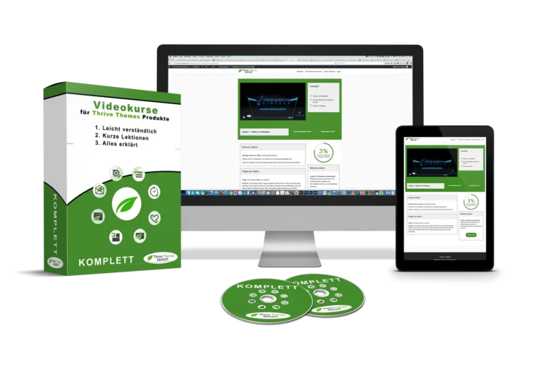 Thrive Apprentice – Videokurs zum WordPress-Plugin von Ingo Ahnfeldt
