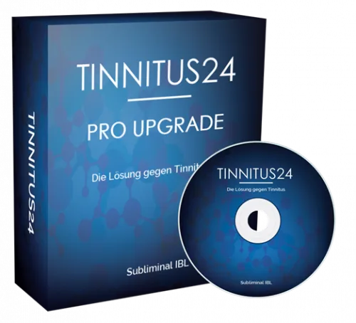Tinnitus24 Pro Upgrade Box mit DVD, Audio-Programm gegen Tinnitus mit Subliminal IBL