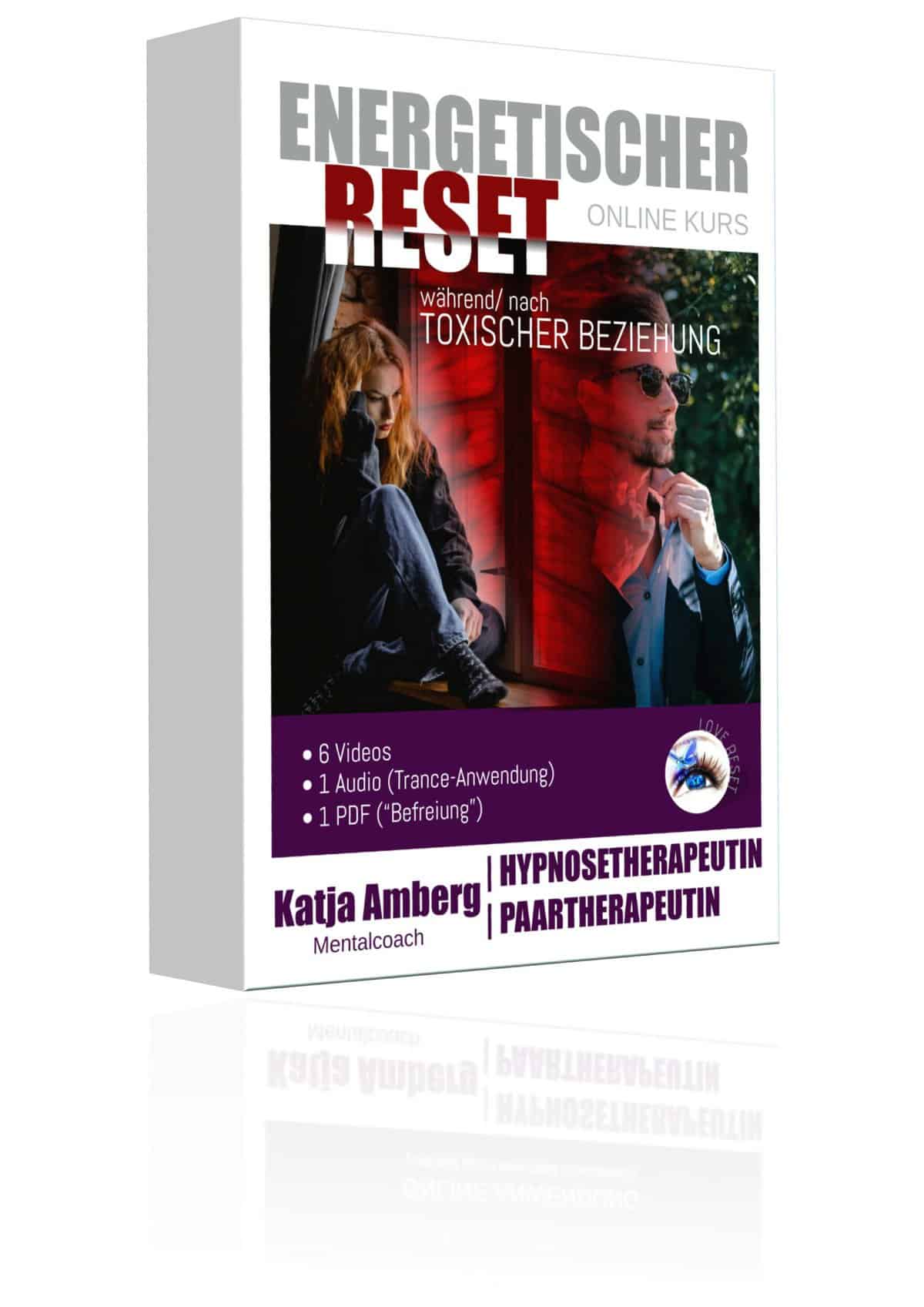 3D-Mockup Energetischer Reset Onlinekurs Box