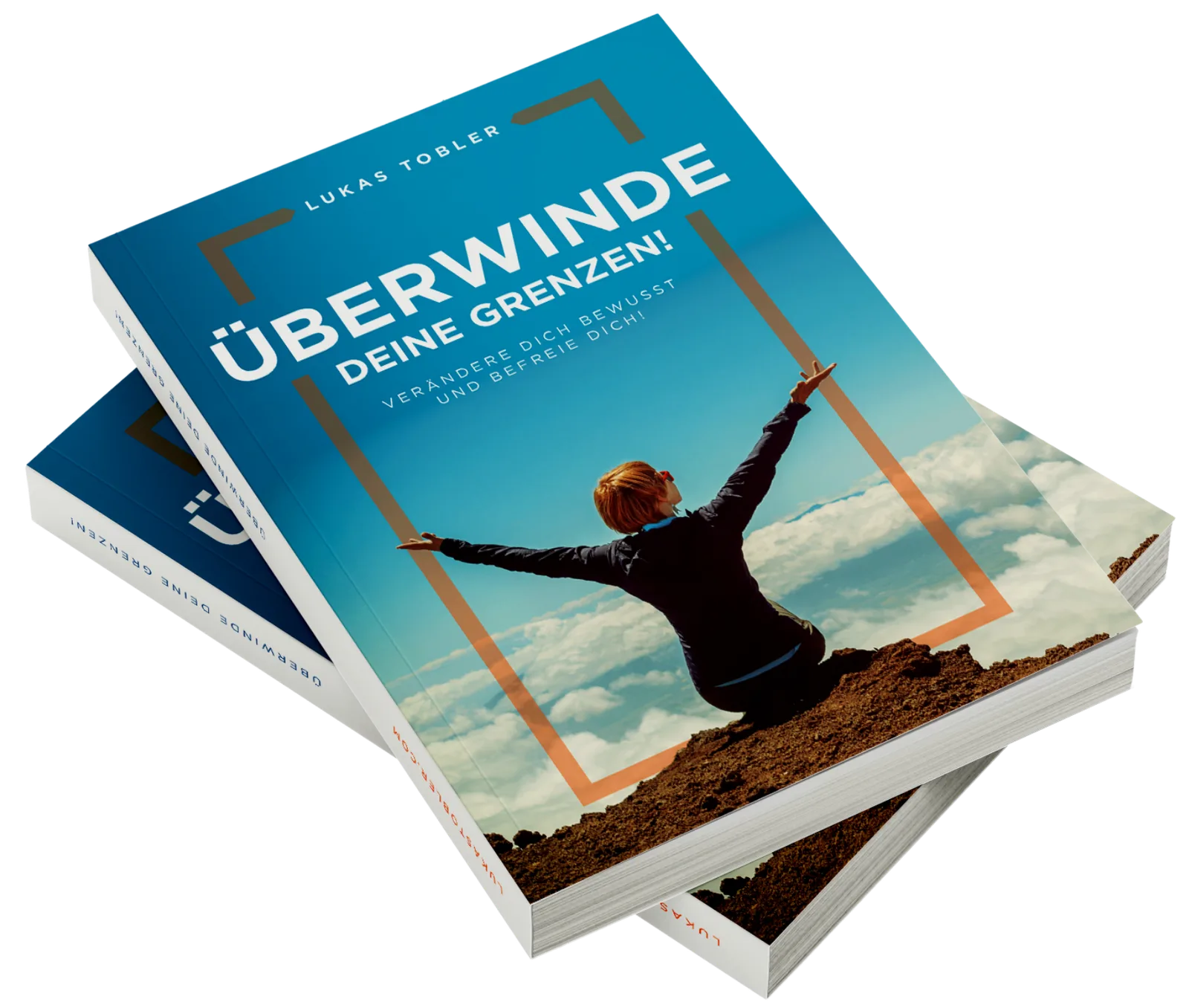 E-Book Mockup Überwinde deine Grenzen von Lukas Tobler