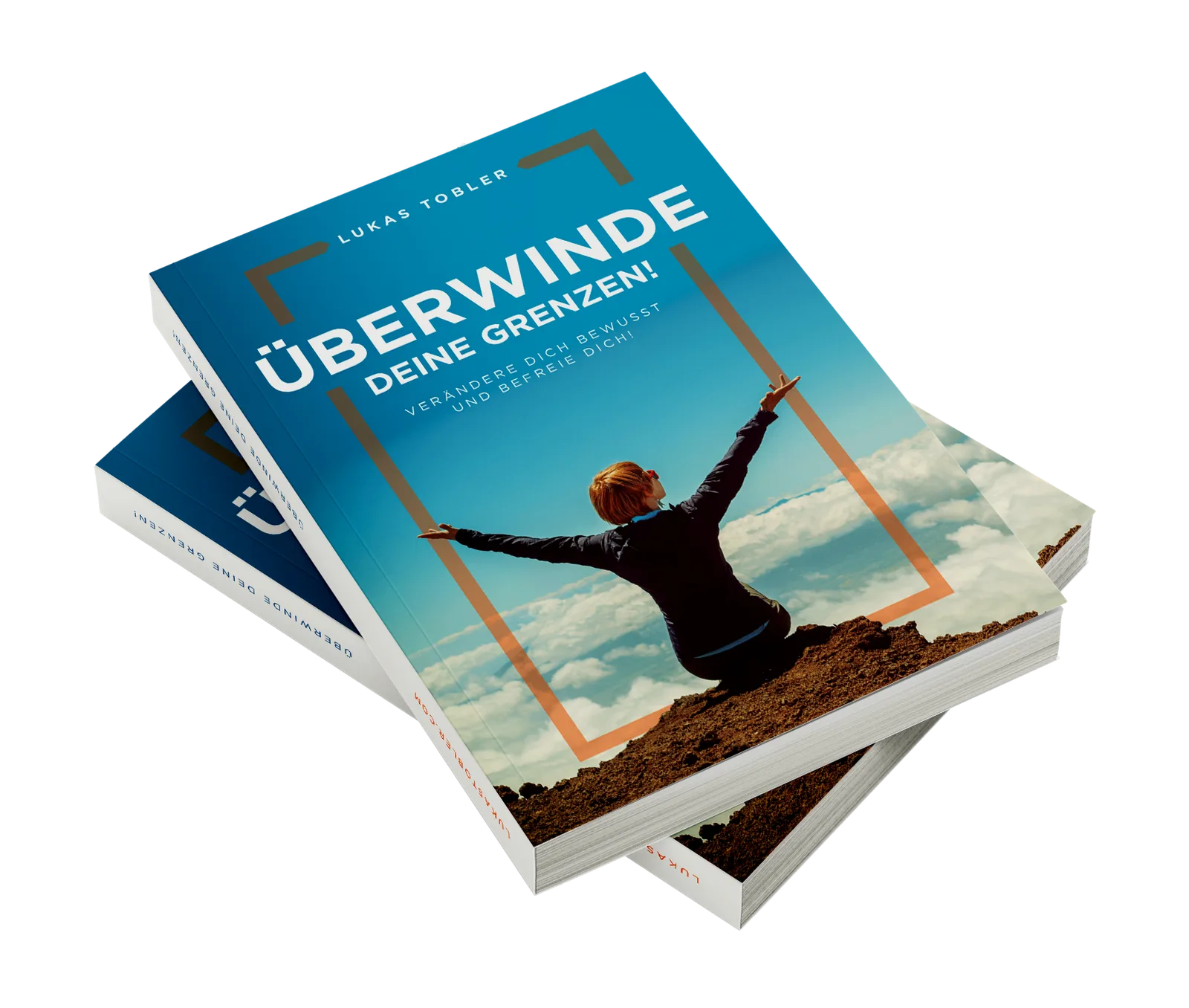 E-Book Mockup Überwinde deine Grenzen von Lukas Tobler
