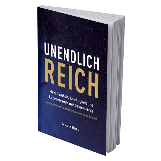 Buchcover Unendlich Reich von Nicole Rupp