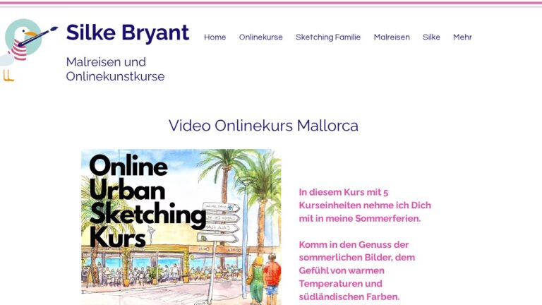 Urban Sketching Kurs – Thema Mallorca von Silke Bryant